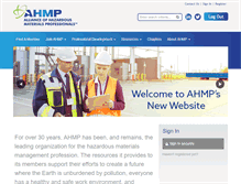 Tablet Screenshot of ahmpnet.org